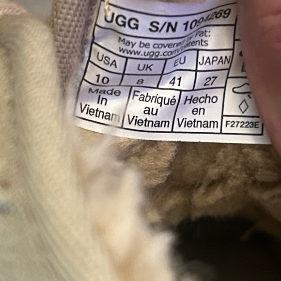 UGG Tan Ankle Boots with Warm Lining - Picture 8 of 8